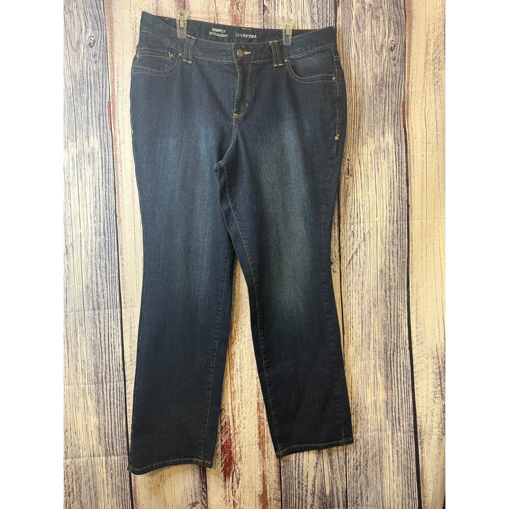 Lane Bryant Simply Straight Jeans Size 18 Average